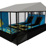 Kids trampoline park outdoor