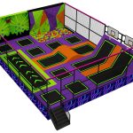 Kids indoor trampoline park