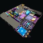 jump park multi-function trampoline park with climbing wall swing bridge for kids adults all ages